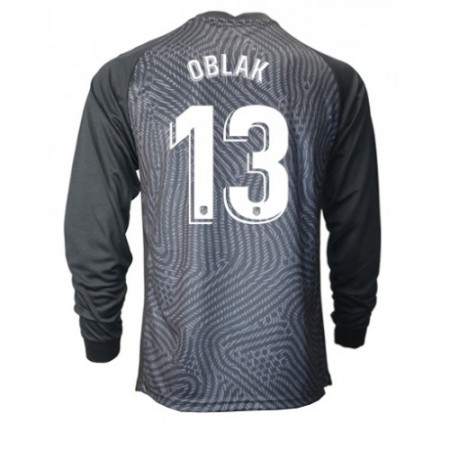 Billiga Fotbollströjor Atlético Madrid Jan Oblak 13 Målvakt tröja 2020/21 M004 Långärmad